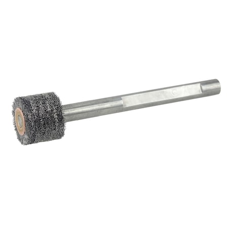 Weiler Bore-Rx 7/8"Dia. Brush Deburring .006" Crimped Steel Fill, 3/8" Stem 17205